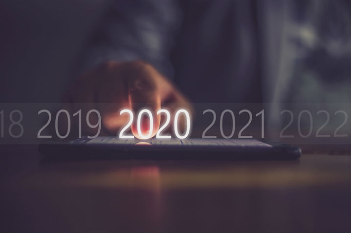 2020 on timeline